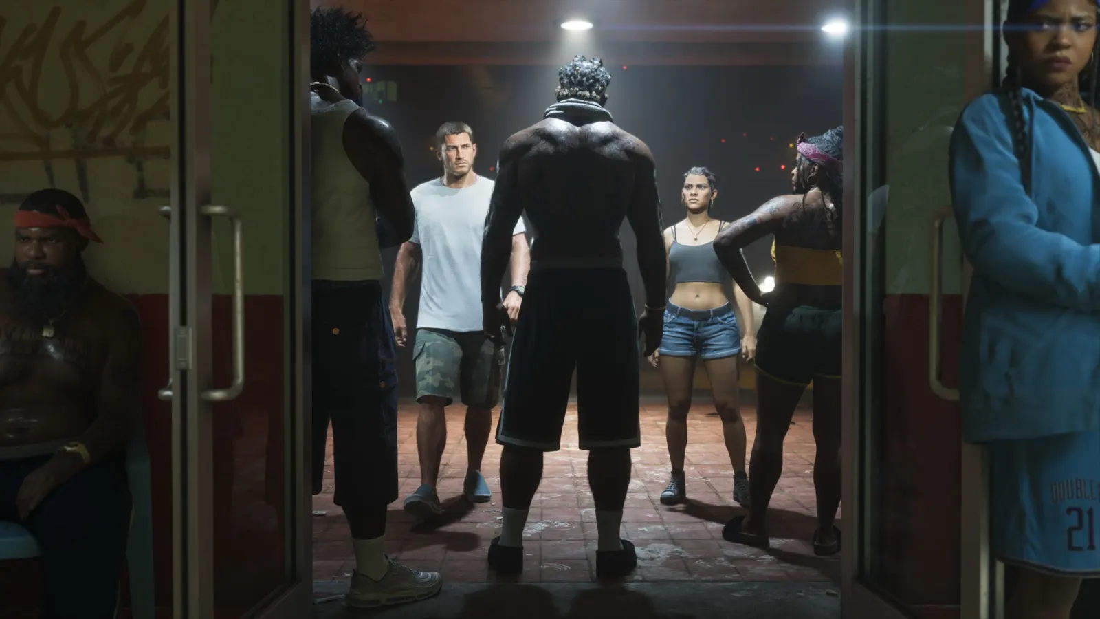 Jason and Lucia enter a club in GTA 6