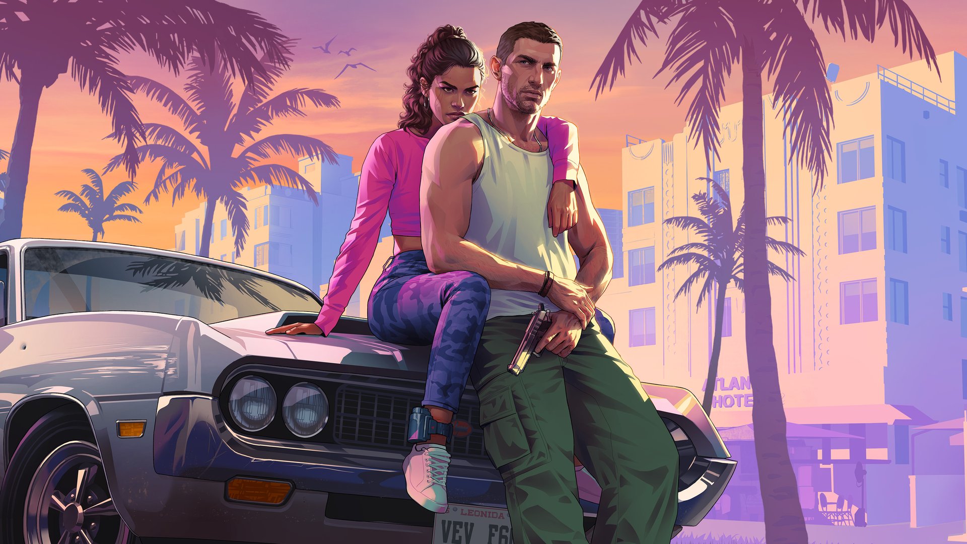 Jason and Lucia key art 1 — official GTA 6 wallpaper