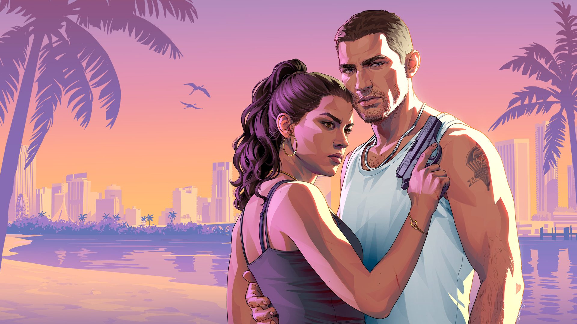 Jason and Lucia key art 3 — official GTA 6 wallpaper